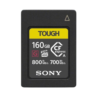 Sony 160GB TOUGH CFexpress Type A Flash Memory Card - VPG400 High Speed G Series with Video Performance Guarantee (Read 800MB/s and Write 700MB/s) – CEA-G160T