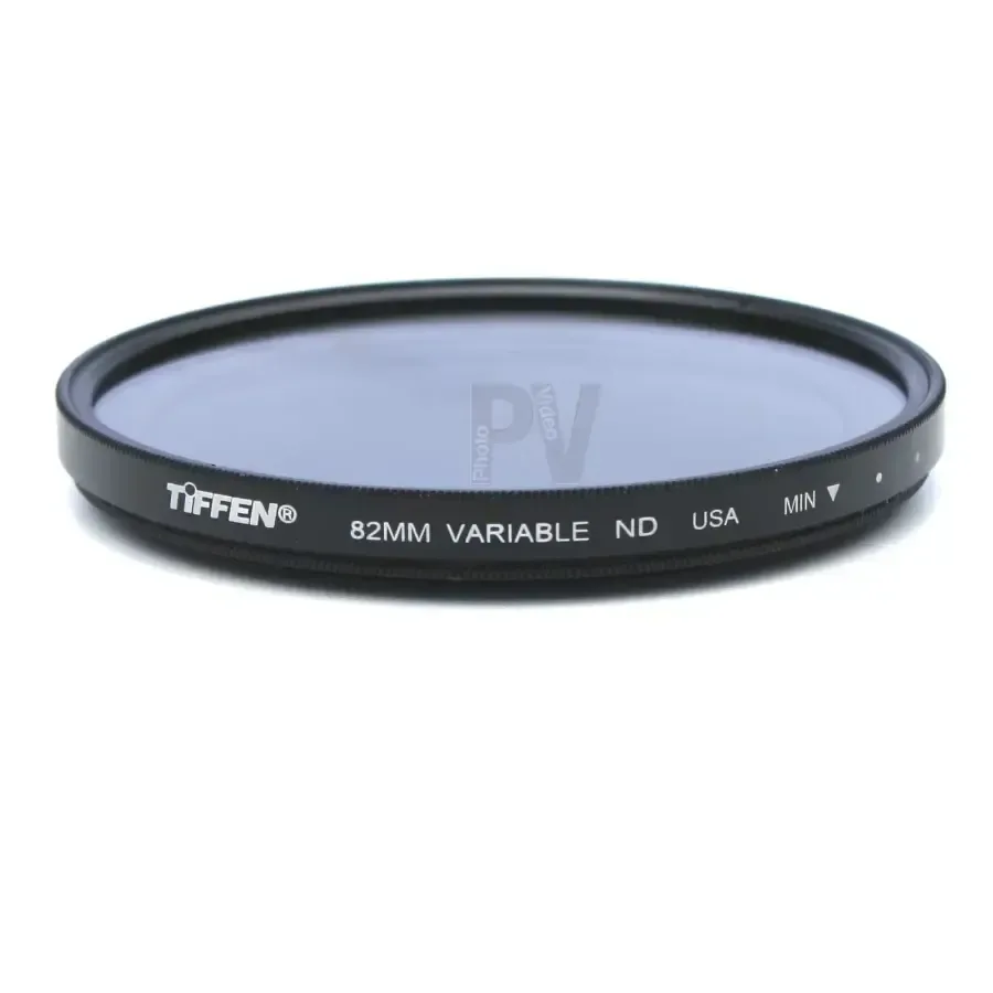 Tiffen 82VND 82mm Variable Neutral Density Camera Lens Filter-Gray