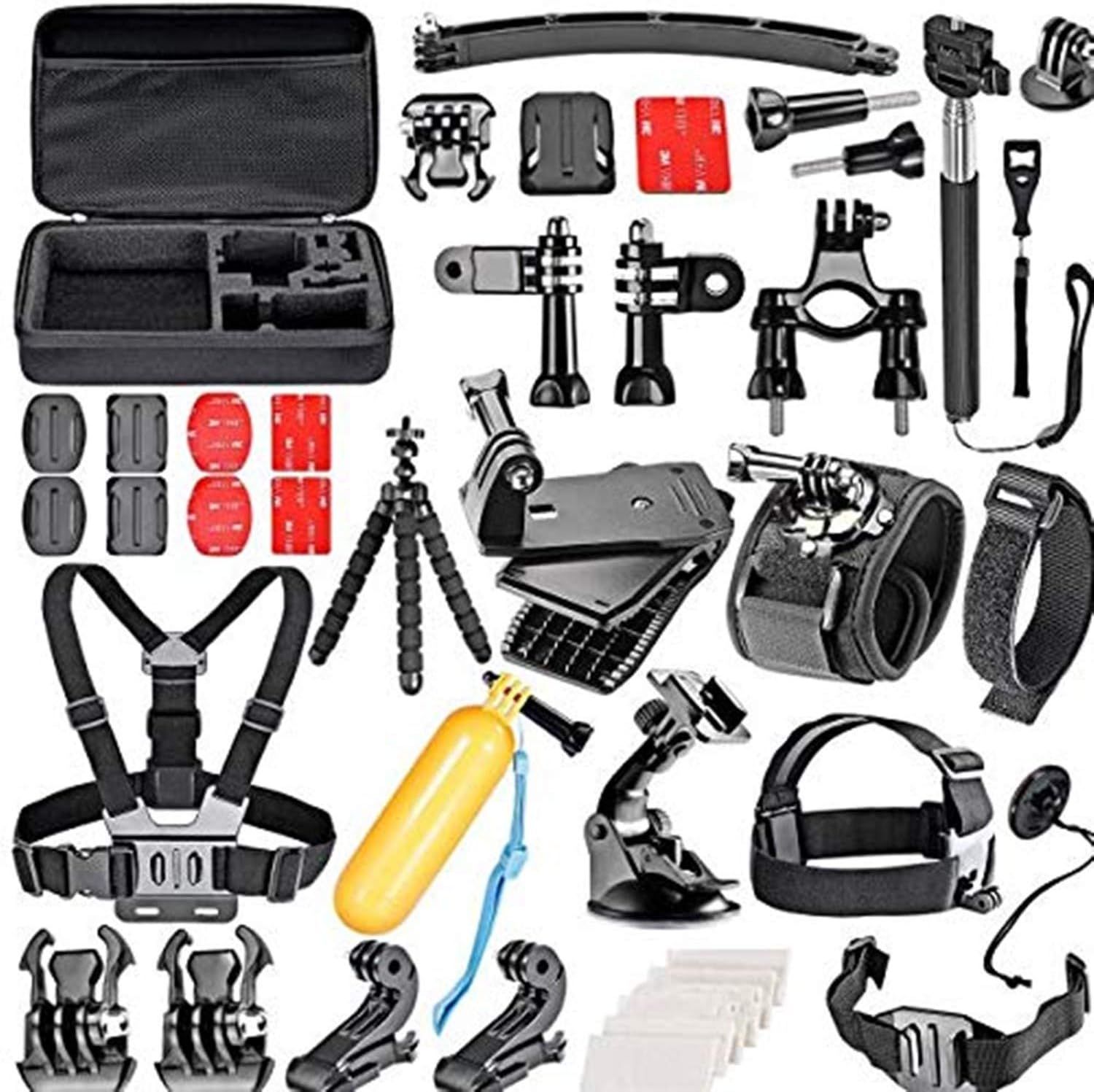 50 in 1 Gopro Accessories Kit for GoPro Hero 12 11 10 9 8 Max 2018 and Other Action Camera