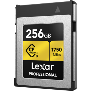 LEXAR PROFESSIONAL 256GB CFEXPRESS TYPE-B CARD, UP TO 1750MB/S READ 1500MB/S WRITE