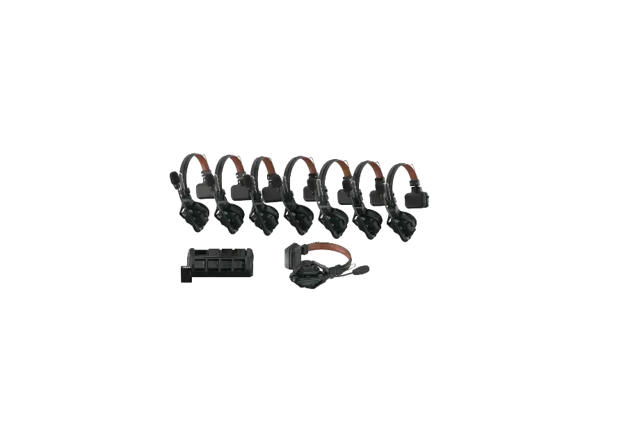 Hollyland Solidcom C1 Pro-8S Full-Duplex Wireless Intercom System with 8 Headsets