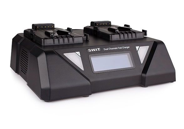 SWIT 2-ch V-mount Super Fast Charger