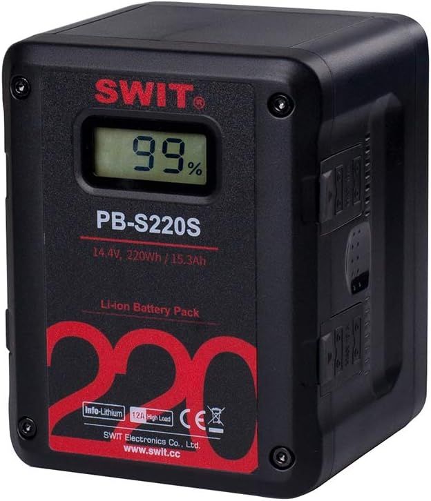 SWIT PB-S220S 220Wh Square Li-ion Battery Multi-sockets