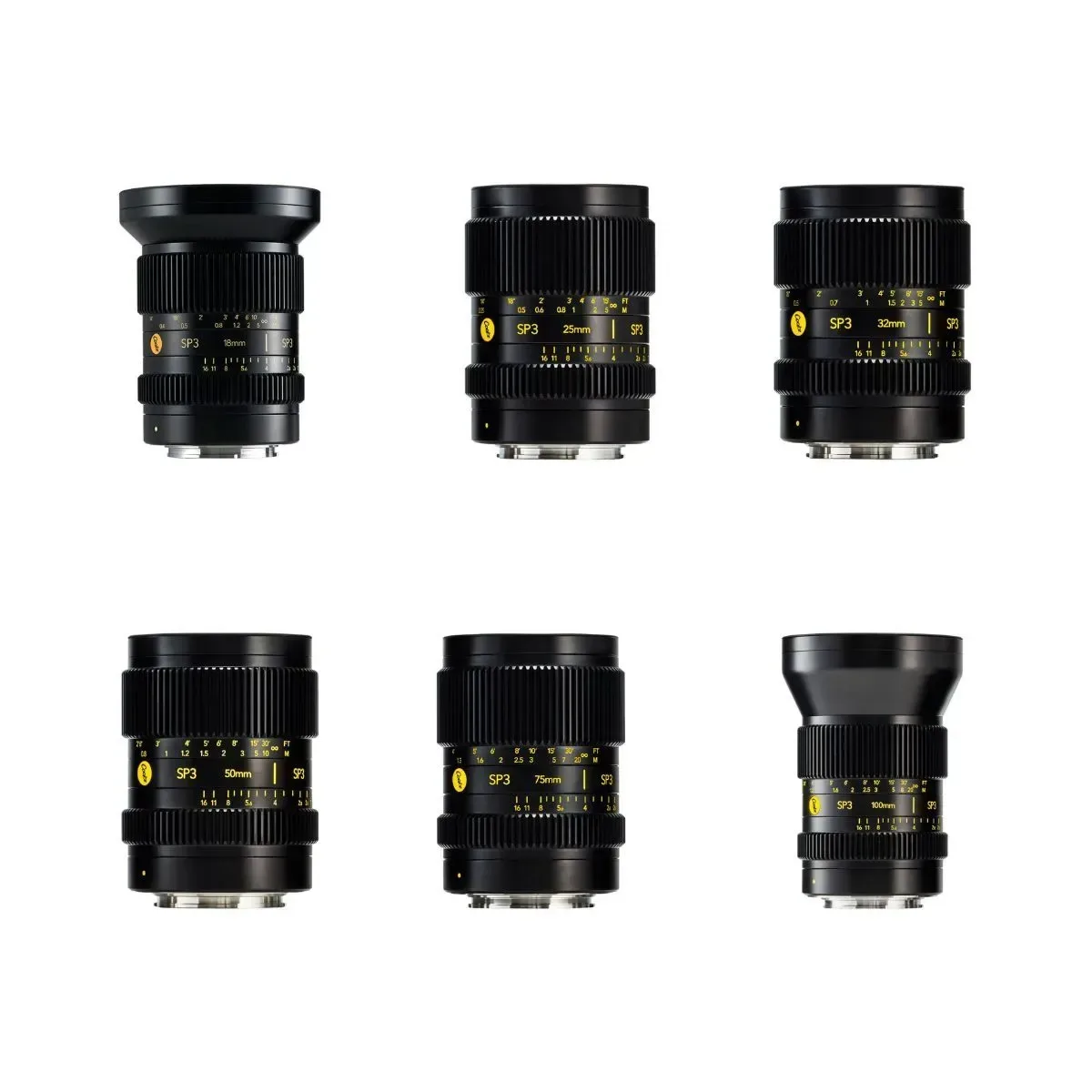 Cooke SP3 6 SET Kit (18mm,25mm,32mm,50mm,75mm,100mm)
