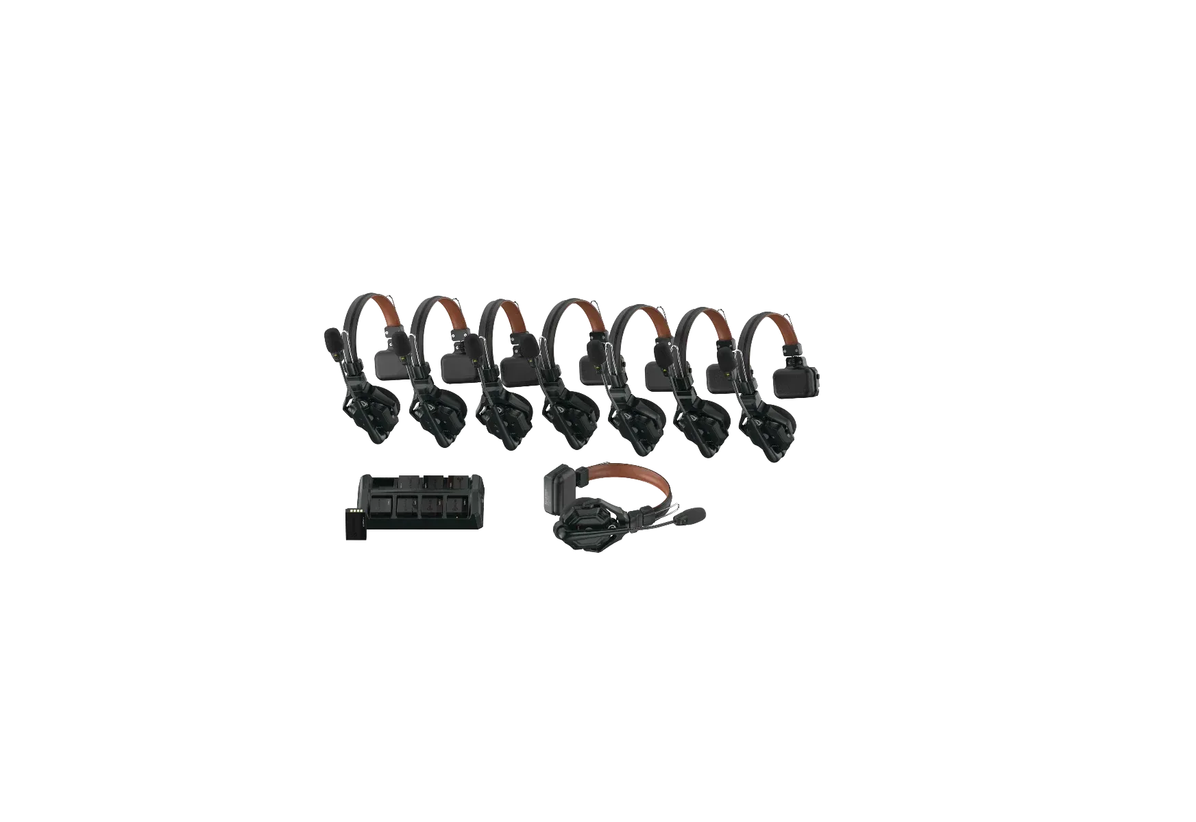 Hollyland Solidcom C1 Pro-8S Full-Duplex Wireless Intercom System with 8 Headsets