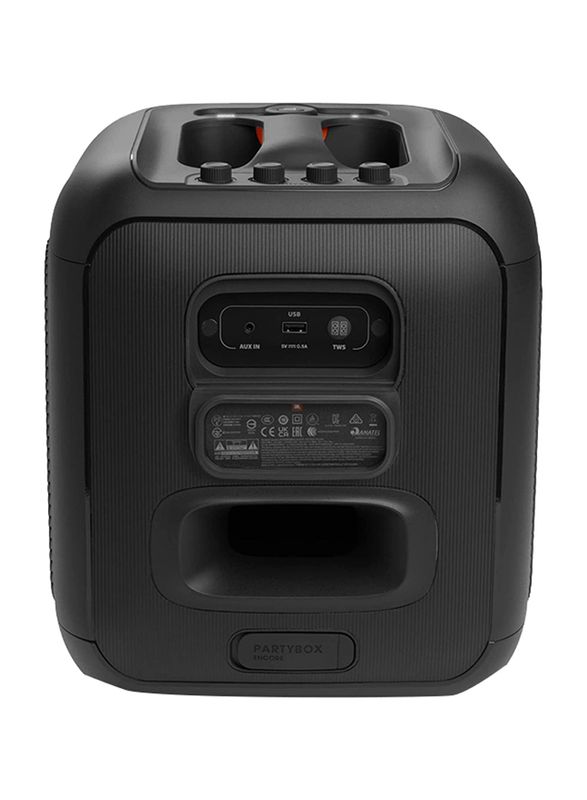 JBL Partybox Encore Party Portable Bluetooth Speaker with Digital Wireless Mic, Black