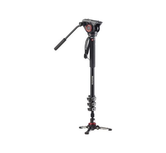 Manfrotto Xpro Aluminum Video Monopod With 500 Series Video Head