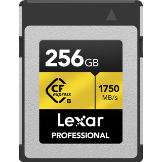 LEXAR PROFESSIONAL 256GB CFEXPRESS TYPE-B CARD, UP TO 1750MB/S READ 1500MB/S WRITE