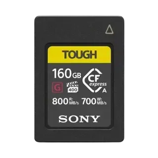Sony 160GB TOUGH CFexpress Type A Flash Memory Card - VPG400 High Speed G Series with Video Performance Guarantee (Read 800MB/s and Write 700MB/s) – CEA-G160T