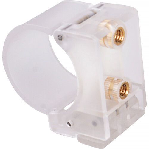 Nanlite PavoTube Transparent Polycarbonate Clip with Two 1/4"-20Receivers