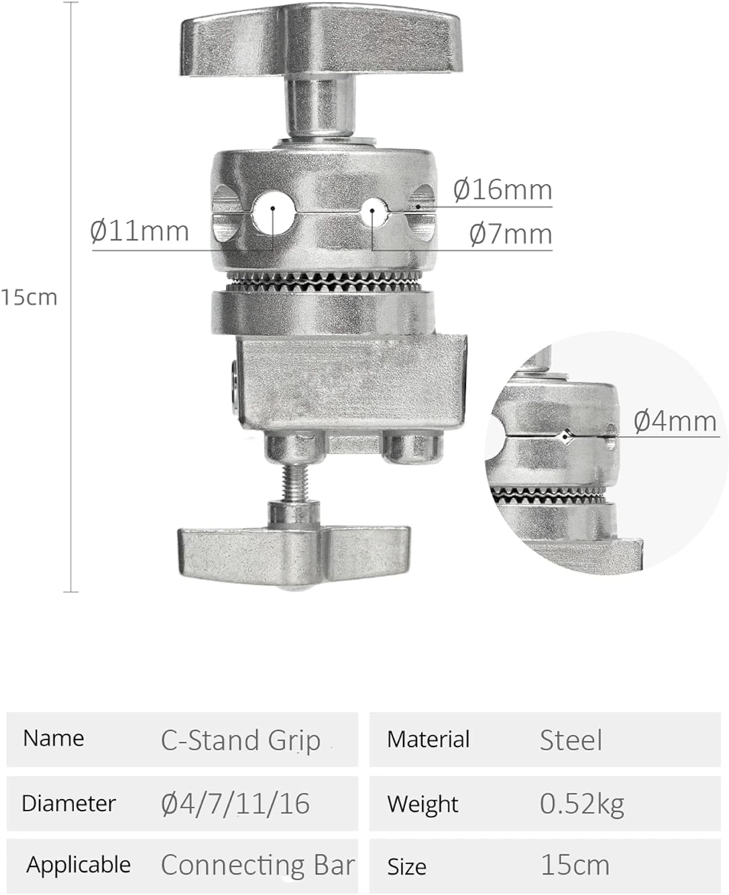 COOPIC C Stand Stainless Steel 210cm