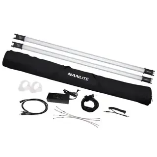 Nanlite PavoTube 30C 4 ft RGBW LED Tube with Internal Battery 2 Light Kit Rental Dubai | Professional Equipment