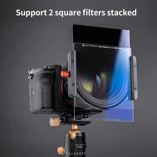 K&F Concept Square Filter Metal Holder with Adapter Ring Set (100mm)