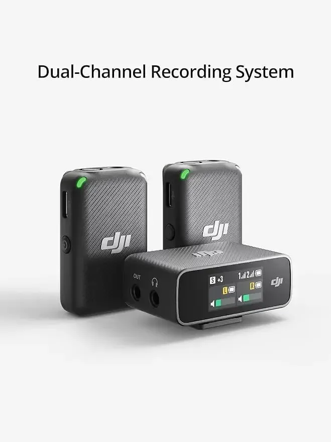 DJI Mic (2 TX + 1 RX Charging Case), Wireless